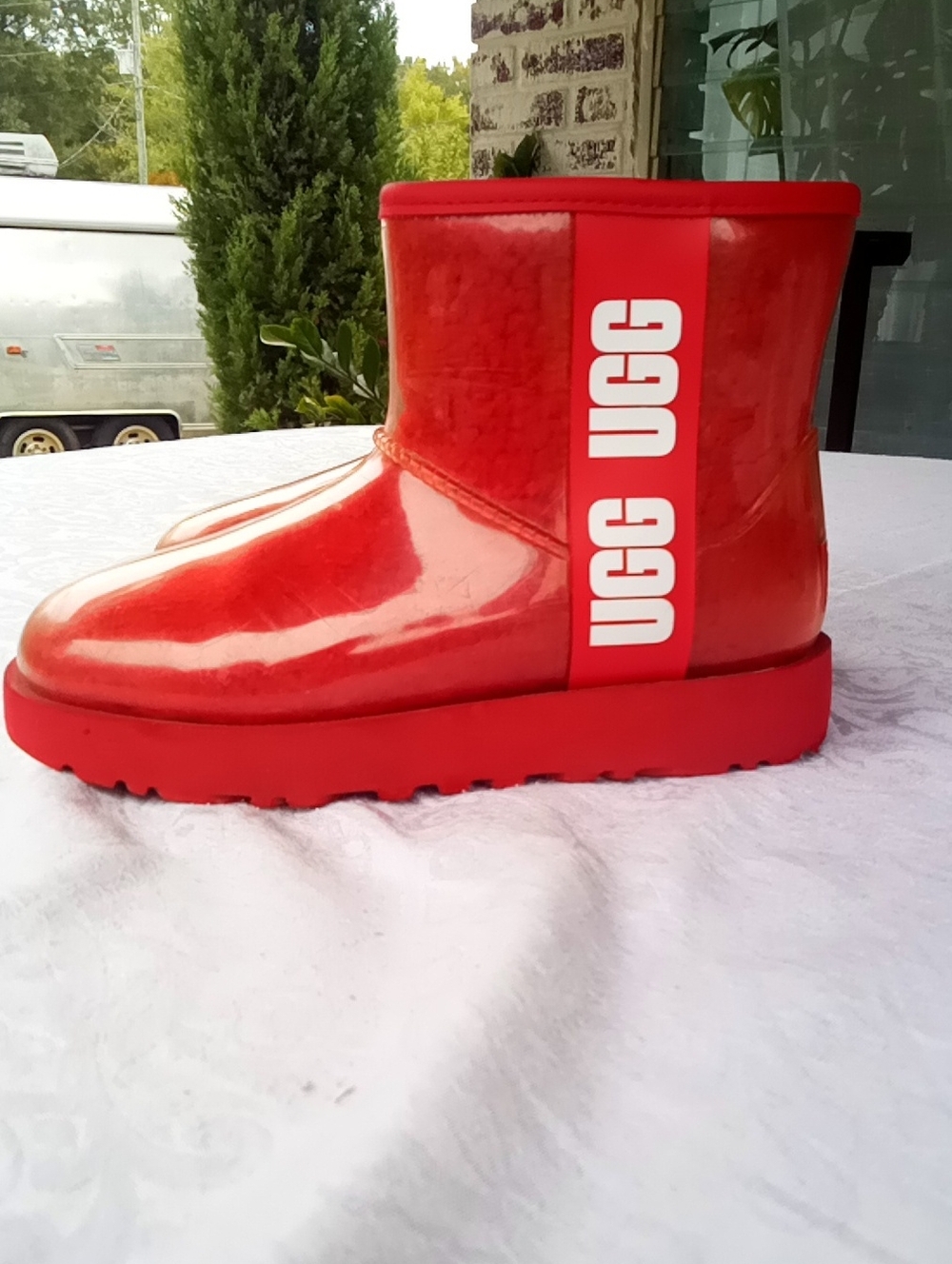 UGG Kids Classic Red Waterproof Boots